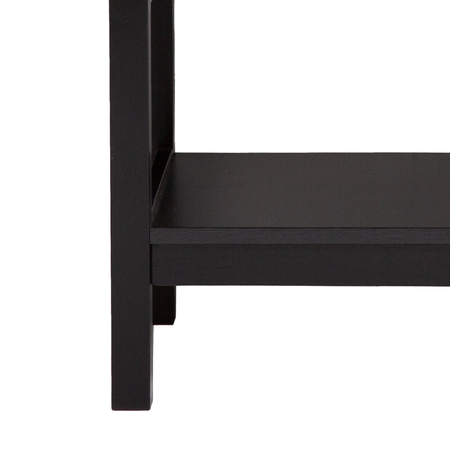 Casa Decor Tulum Rattan Bedside Table Drawers Table Nightstand Cabinet Black V160-10003614