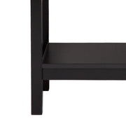 Casa Decor Tulum Rattan Bedside Table Drawers Table Nightstand Cabinet Black V160-10003614