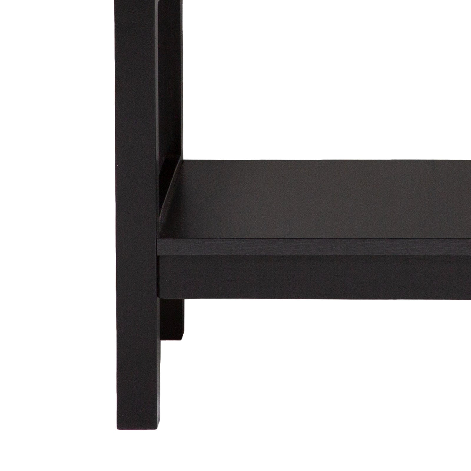 Casa Decor Tulum Rattan Bedside Table Drawers Table Nightstand Cabinet Black V160-10003614
