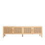 Casa Decor Santiago Rattan Entertainment Unit TV Stand Cabinet Storage Oak V160-10003622