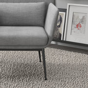 Casa Decor Cora Accent Chair Occasional Fabric Luxury Upholstered Light Grey V160-10003624
