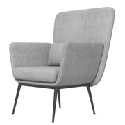 Casa Decor Cora Accent Chair Occasional Fabric Luxury Upholstered Light Grey V160-10003624