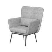 Casa Decor Cora Accent Chair Occasional Fabric Luxury Upholstered Light Grey V160-10003624