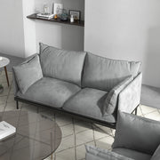 Casa Decor Camilla Luxury Upholstered Fabric 2 Seater Sofa Light Grey V160-10003626