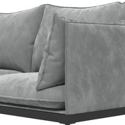 Casa Decor Camilla Luxury Upholstered Fabric 2 Seater Sofa Light Grey V160-10003626
