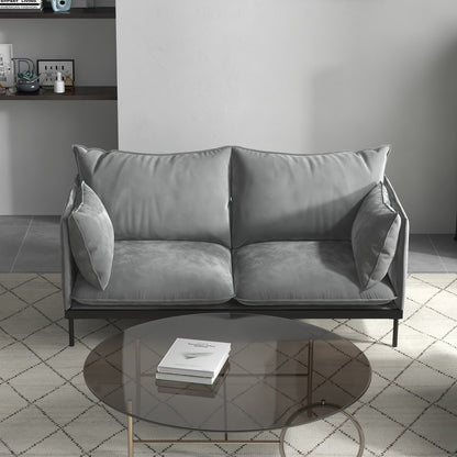Casa Decor Camilla Luxury Upholstered Fabric 2 Seater Sofa Light Grey V160-10003626