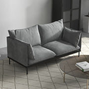 Casa Decor Camilla Luxury Upholstered Fabric 2 Seater Sofa Light Grey V160-10003626