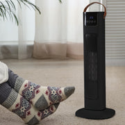 Pursonic Electric Ceramic Tower Heater Portable Oscillating Remote Control - Black V160-10003704