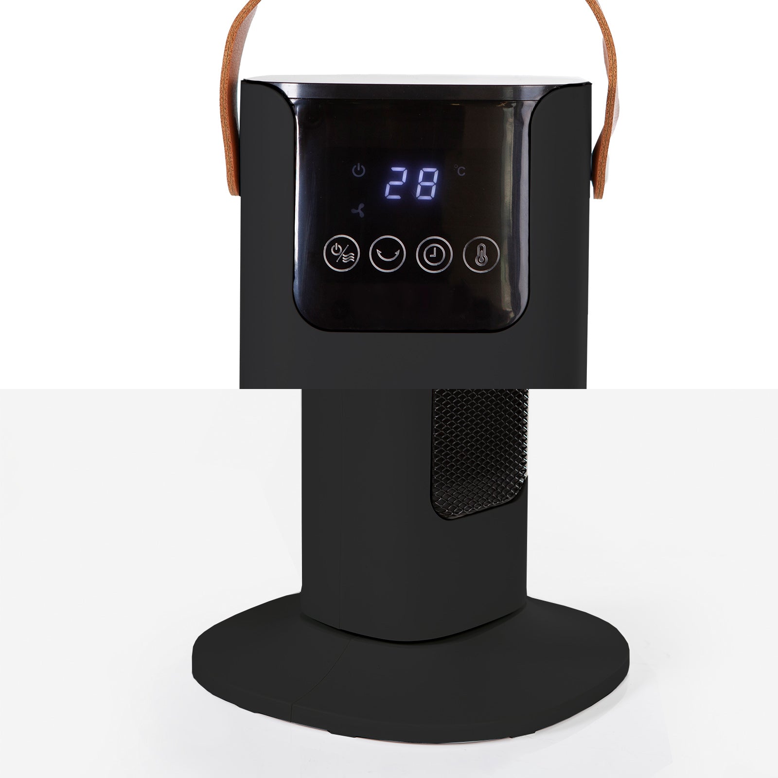 Pursonic Electric Ceramic Tower Heater Portable Oscillating Remote Control - Black V160-10003704