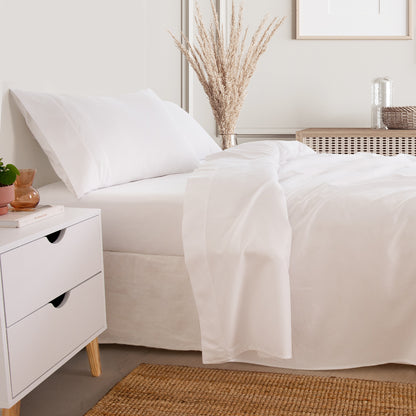 Royal Comfort 3000 Thread Count Bamboo Cooling Sheet Set - King - White V160-10003772