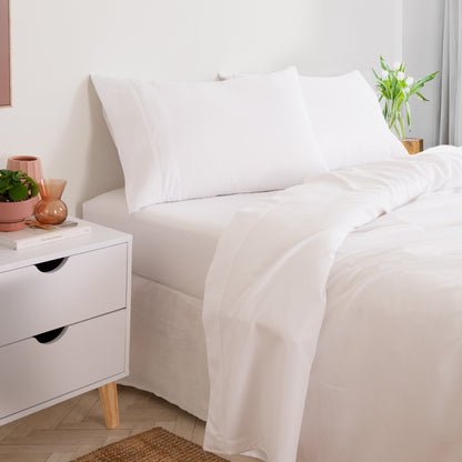 Royal Comfort 3000 Thread Count Bamboo Cooling Sheet Set - King - White V160-10003772