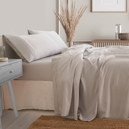 Royal Comfort 3000 Thread Count Bamboo Cooling Sheet Set - King - Mid Grey V160-10003777