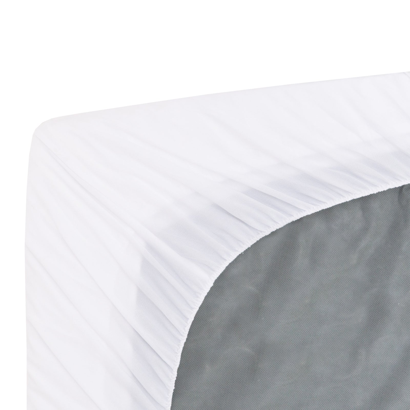 Royal Comfort 1000GSM Luxury Bamboo Covered Mattress Topper Ball Fibre Gusset - Double - White V160-10003779