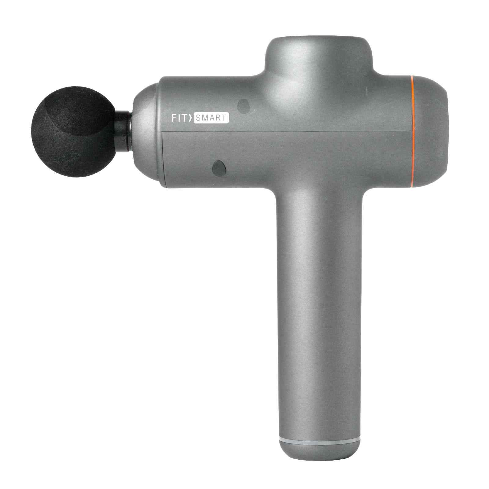FitSmart LED Touch Screen POWER-X Vibration Therapy Device Massage Gun Grey V160-10003788