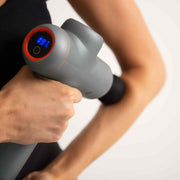 FitSmart LED Touch Screen POWER-X Vibration Therapy Device Massage Gun Grey V160-10003788
