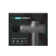 FitSmart LED Touch Screen POWER-X Vibration Therapy Device Massage Gun Grey V160-10003788
