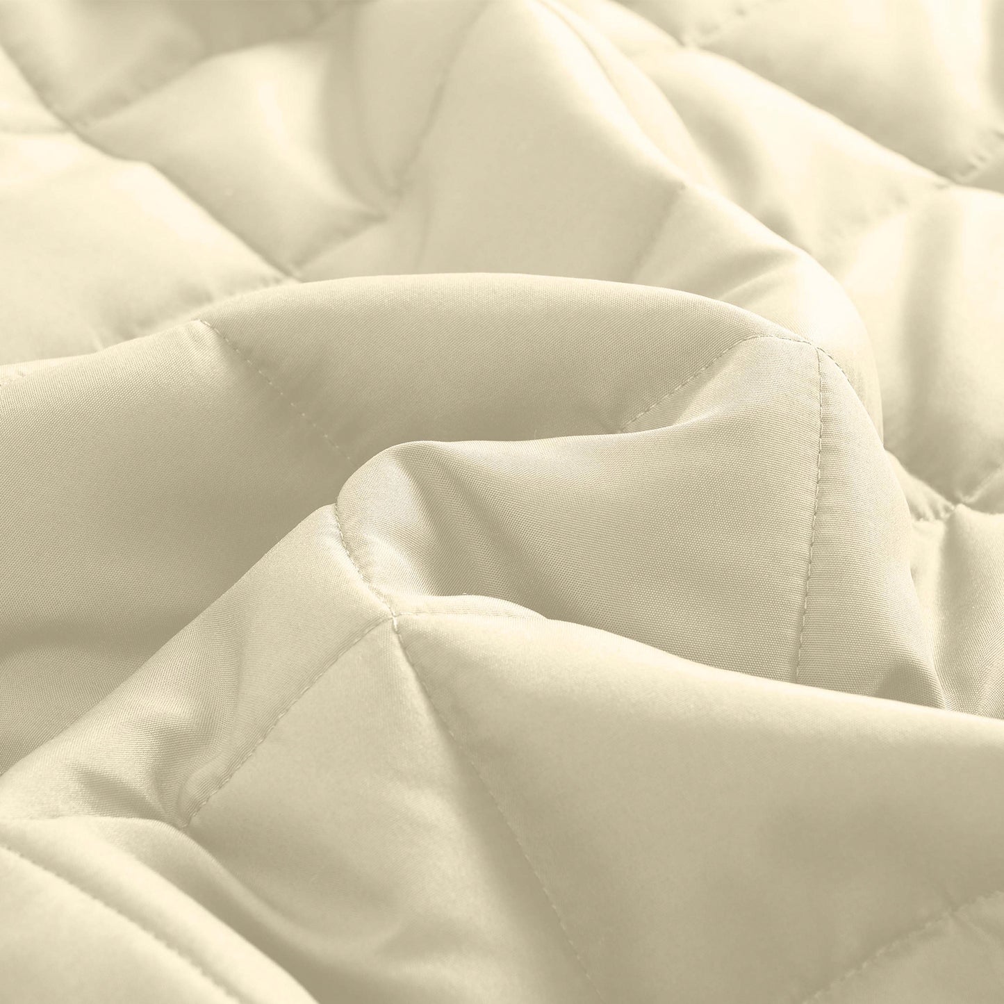 Royal Comfort Coverlet Set Bedspread Soft Touch Easy Care Breathable 3 Piece Set - Queen - Beige V160-10003818