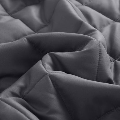 Royal Comfort Coverlet Set Bedspread Soft Touch Easy Care Breathable 3 Piece Set - Queen - Charcoal V160-10003819
