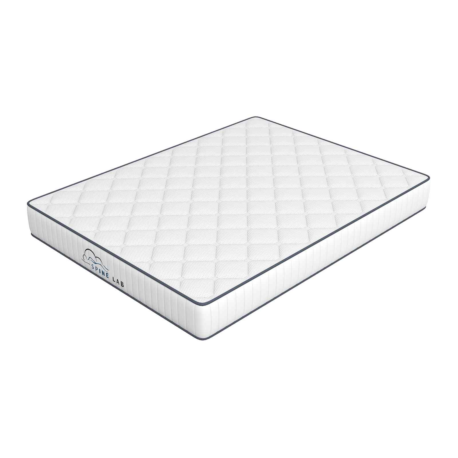 Spine-Lab Mattress 5 Zone 21cm Medium Firm Foam Bonnell Spring - King Single - White V160-10003846