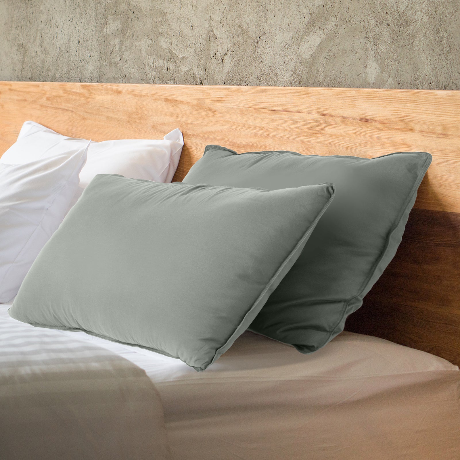 Royal Comfort Charcoal Bamboo Pillow Hotel Quality Luxury Twin Pack V160-10003957