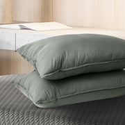 Royal Comfort Charcoal Bamboo Pillow Hotel Quality Luxury Twin Pack V160-10003957