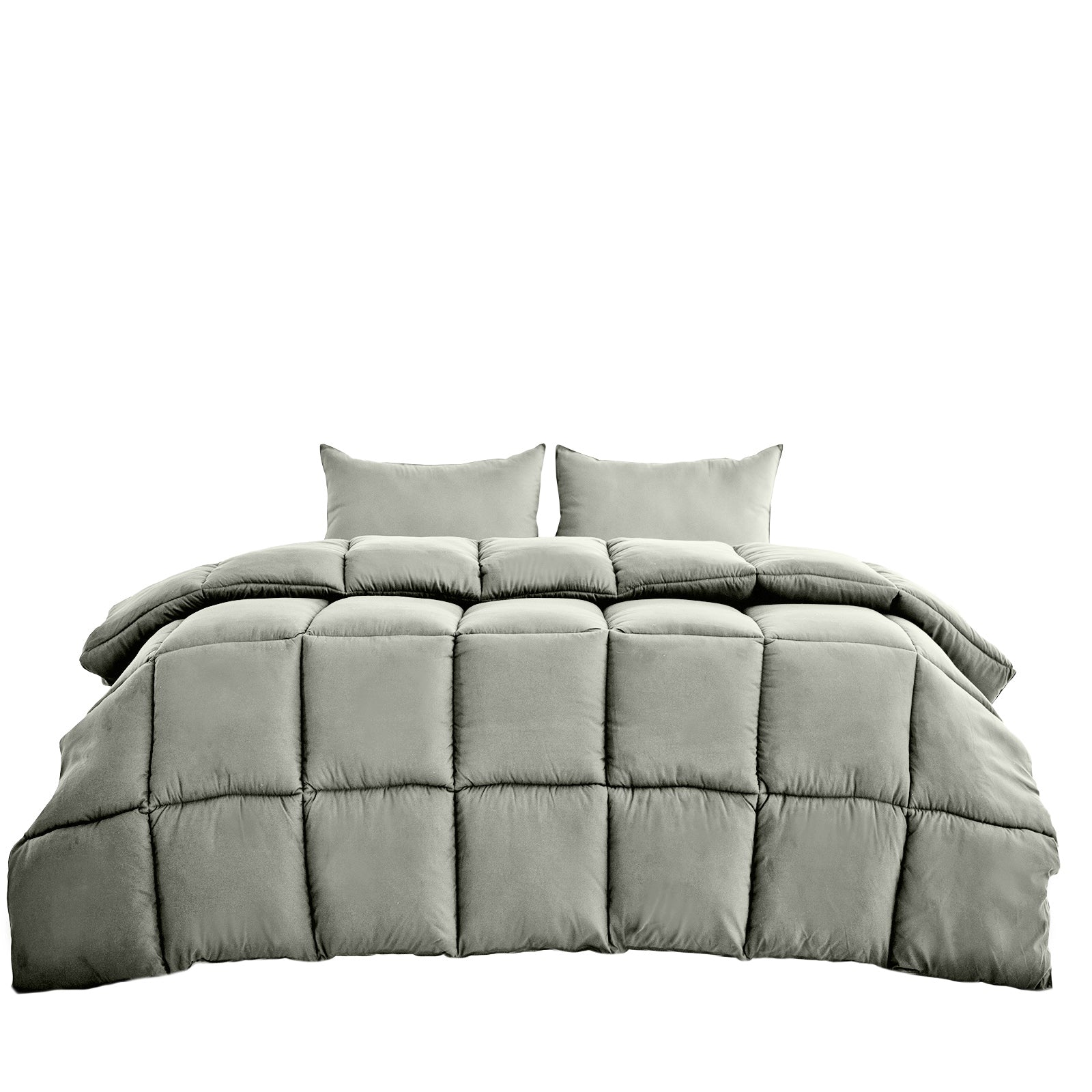 Royal Comfort 350GSM Charcoal Bamboo Quilt Luxury Bedding Duvet All Seasons - Single - Charcoal V160-10003962