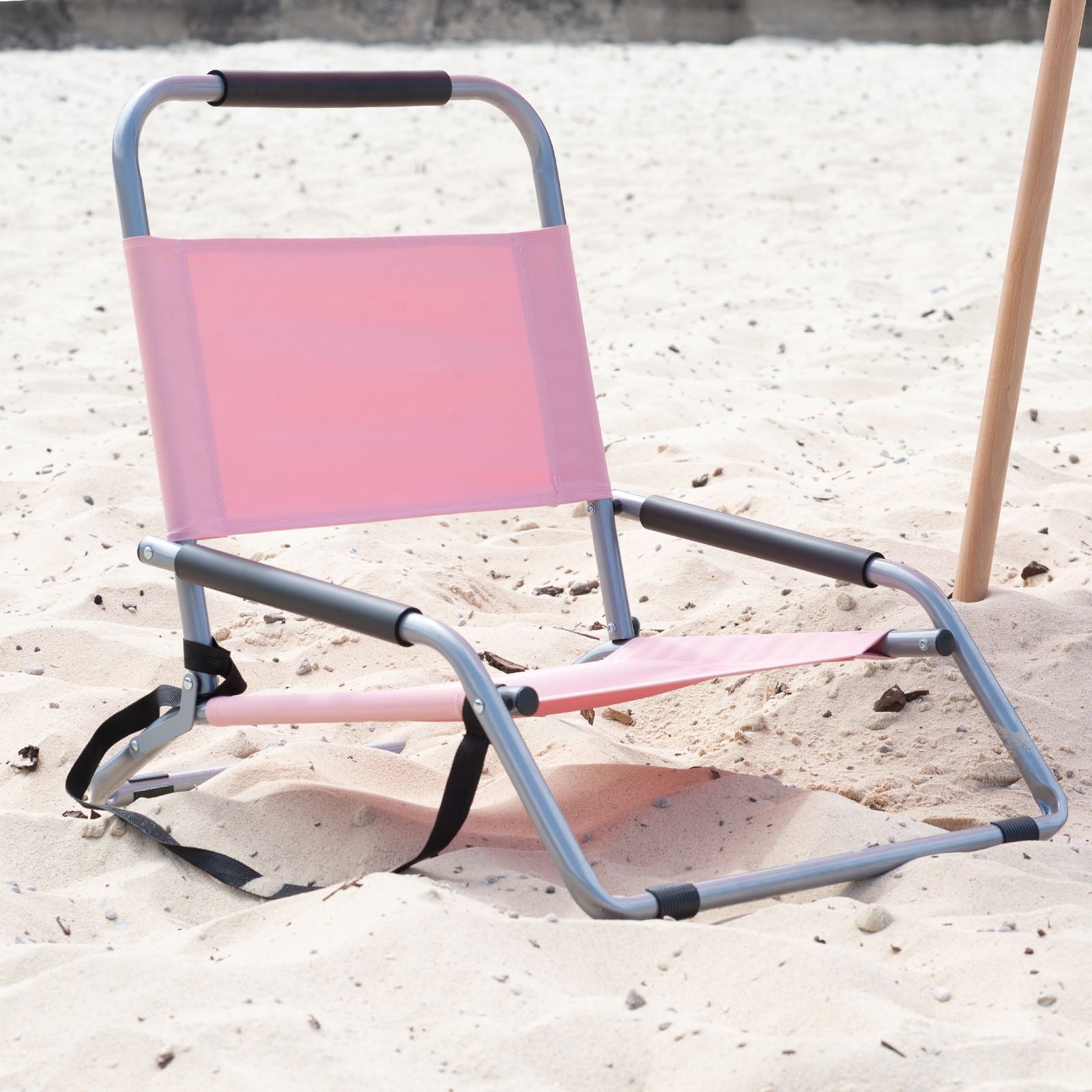 Havana Outdoors Beach Chair 2 Pack Folding Portable Summer Camping Outdoors - Dusty Rose V160-10003990