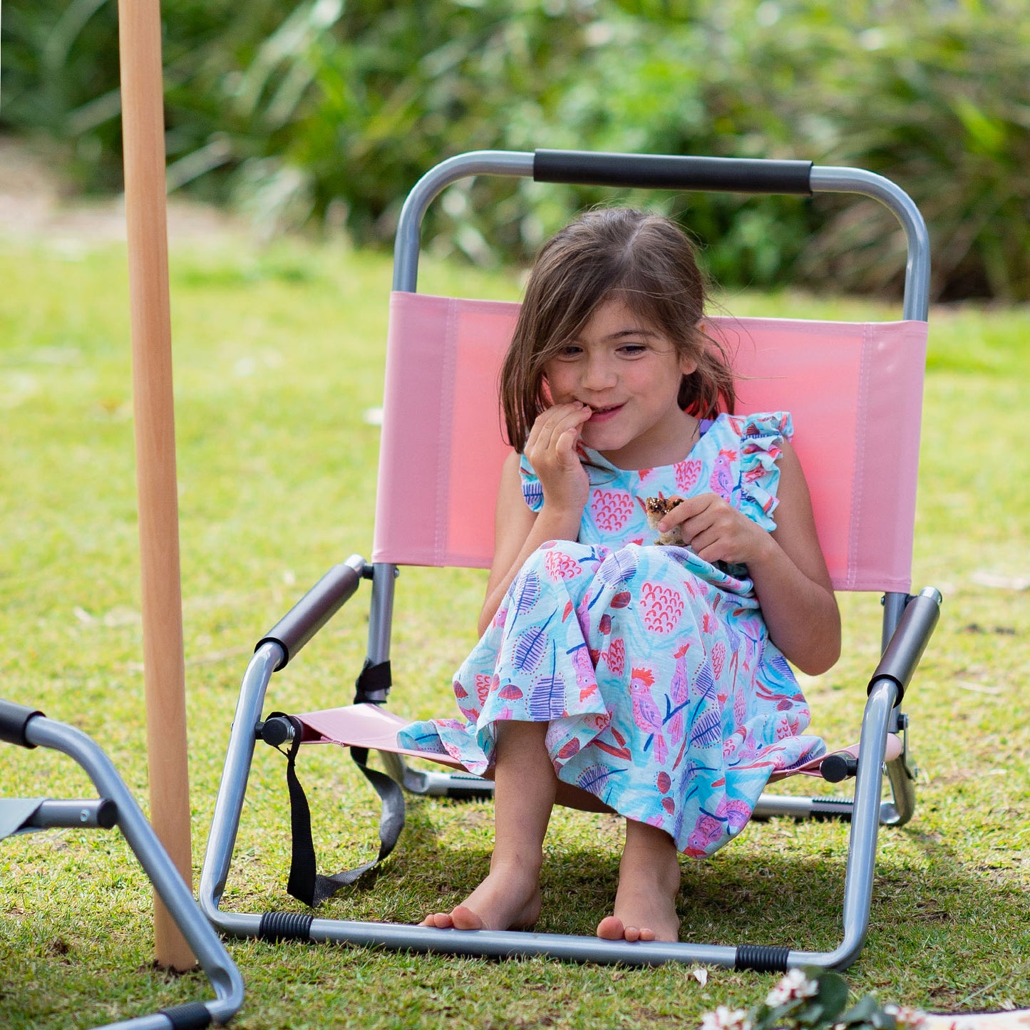 Havana Outdoors Beach Chair 2 Pack Folding Portable Summer Camping Outdoors - Dusty Rose V160-10003990
