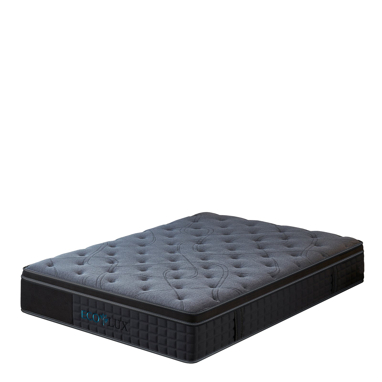 Eco Lux Euro Top 7 -Zone Pocket Spring Mattress Plush Edge Support Medium Firm - Single V160-10004026