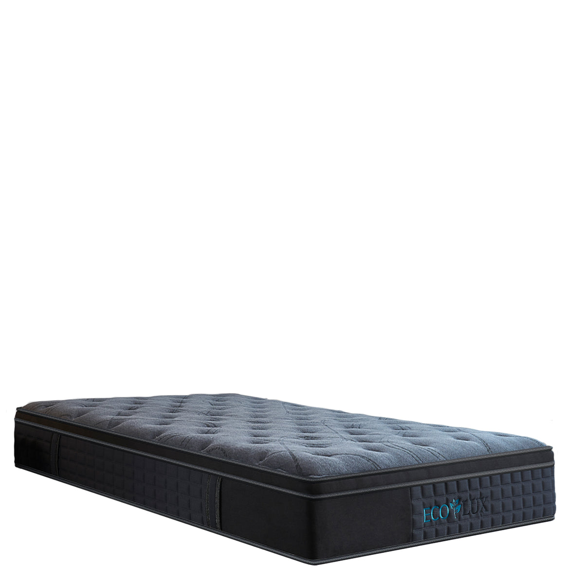 Eco Lux Euro Top 7 -Zone Pocket Spring Mattress Plush Edge Support Medium Firm - Single V160-10004026
