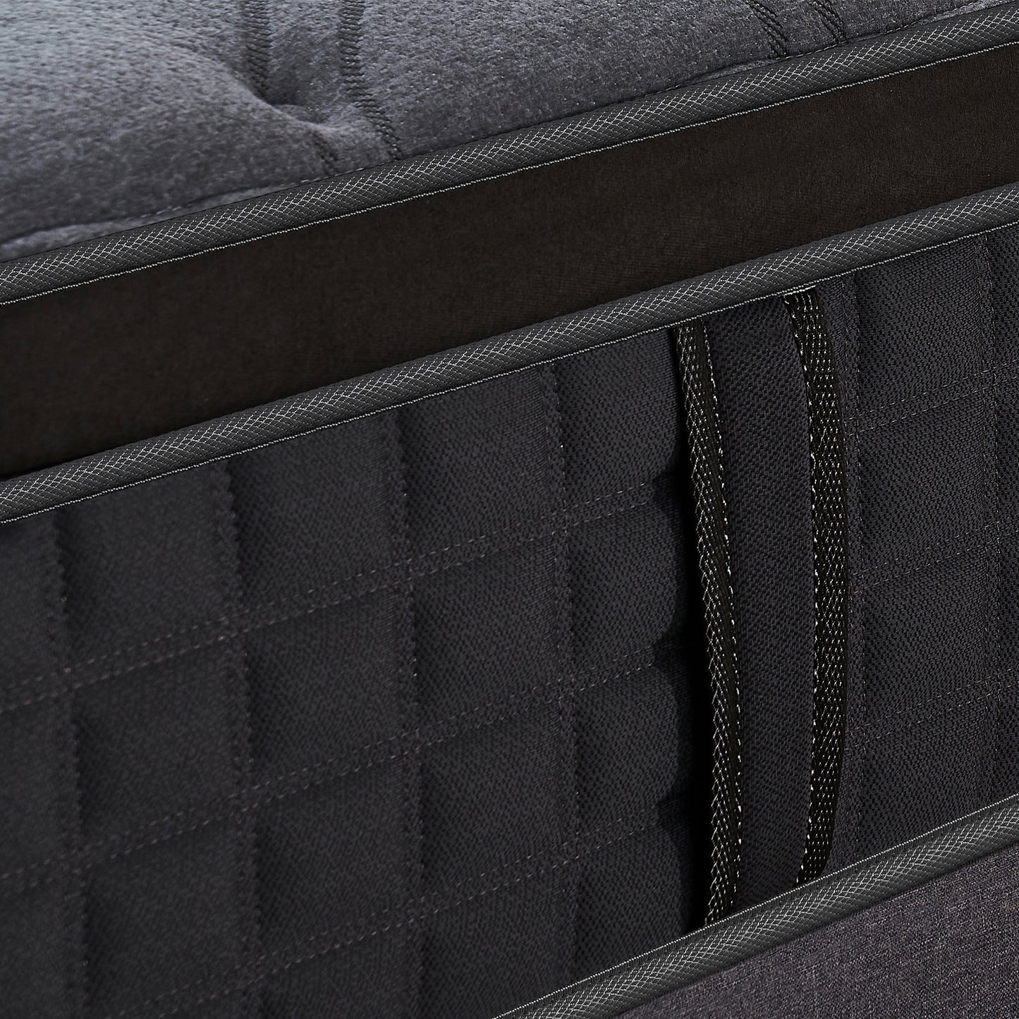 Eco Lux Euro Top 7 -Zone Pocket Spring Mattress Plush Edge Support Medium Firm - King Single V160-10004027