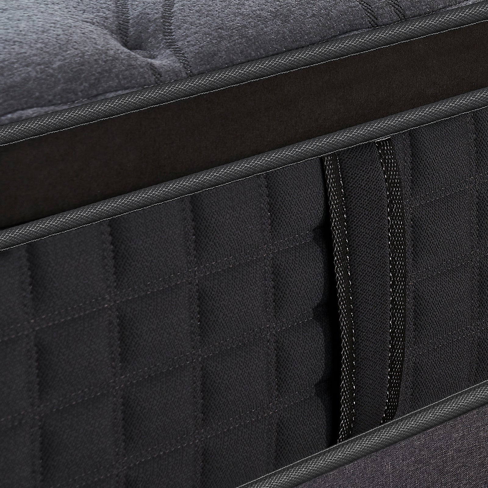 Eco Lux Euro Top 7 -Zone Pocket Spring Mattress Plush Edge Support Medium Firm - King Single V160-10004027