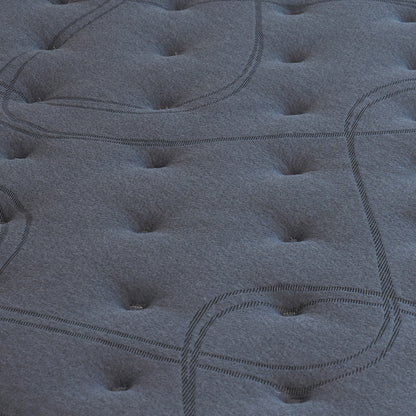 Eco Lux Euro Top 7 -Zone Pocket Spring Mattress Plush Edge Support Medium Firm - King Single V160-10004027