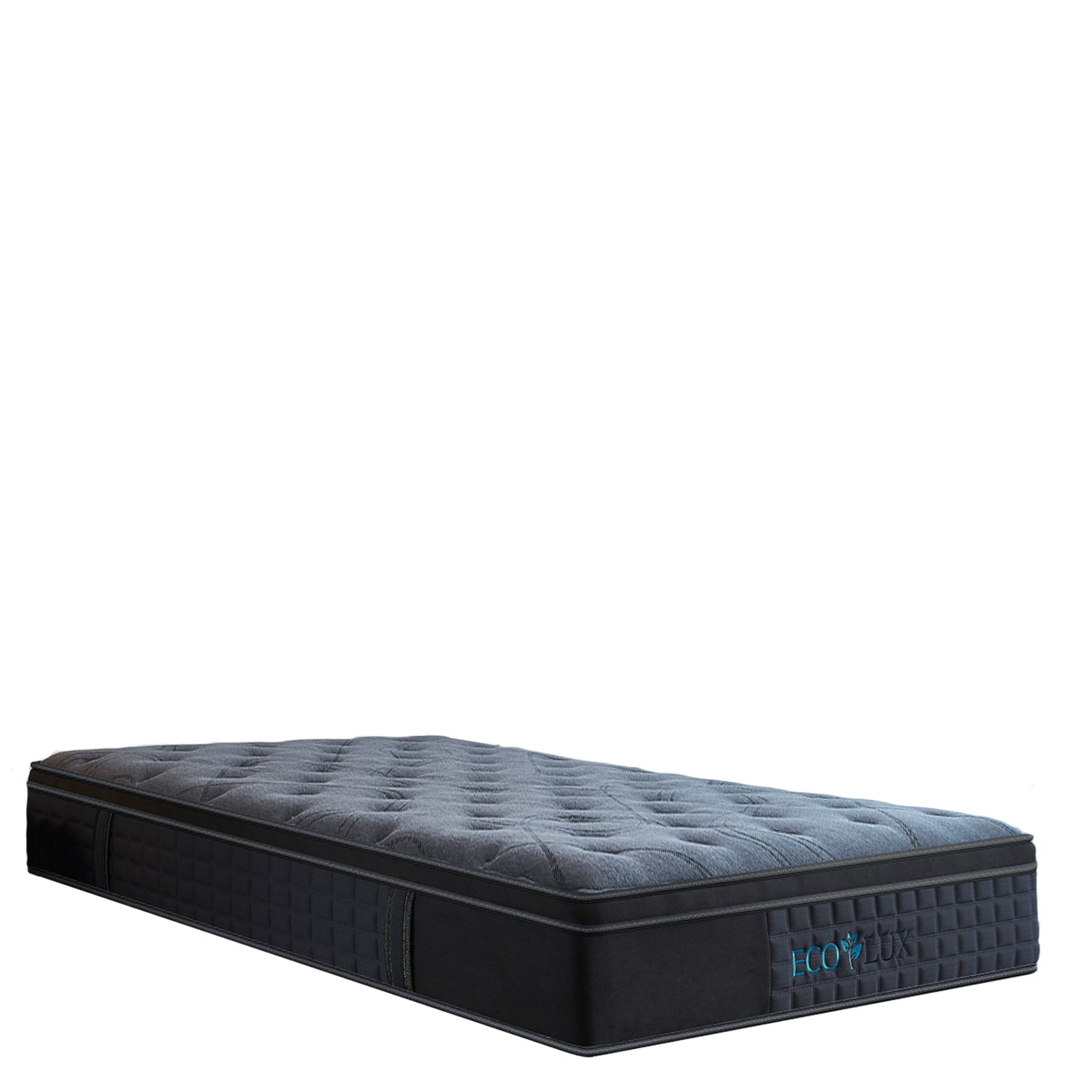 Eco Lux Euro Top 7 -Zone Pocket Spring Mattress Plush Edge Support Medium Firm - King Single V160-10004027