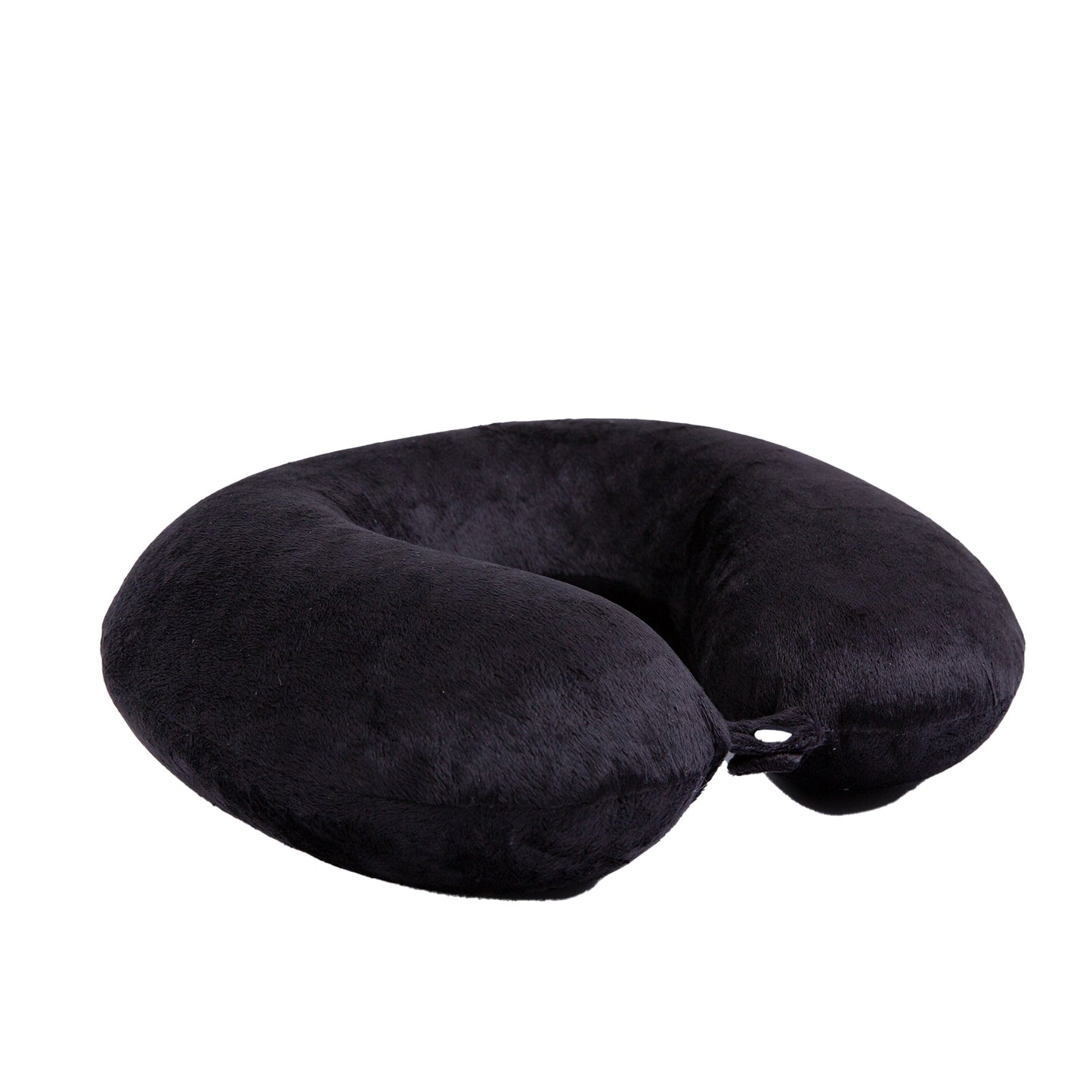 Milano Decor Memory Foam Travel Neck Pillow With Clip Cushion Support Soft Black V160-10004244