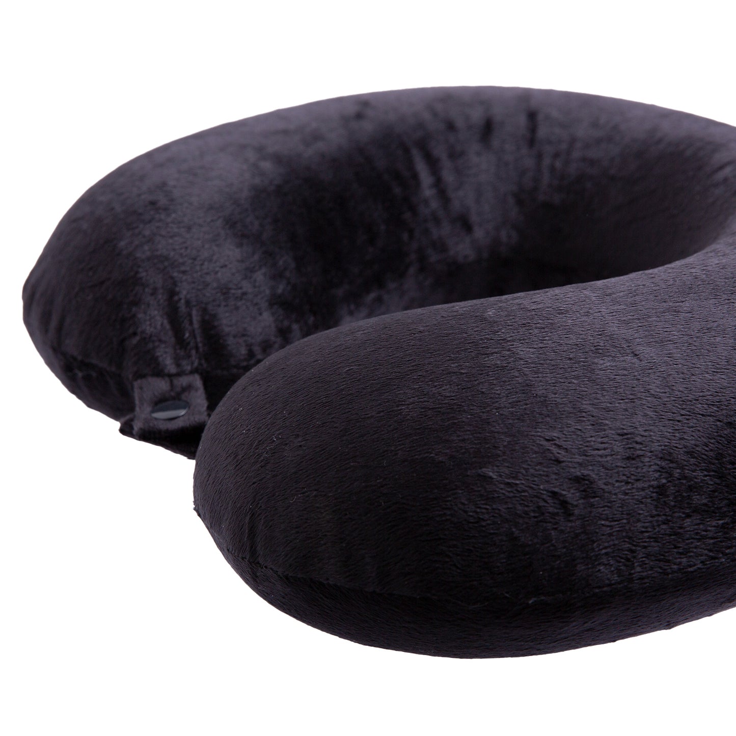 Milano Decor Memory Foam Travel Neck Pillow With Clip Cushion Support Soft Black V160-10004244