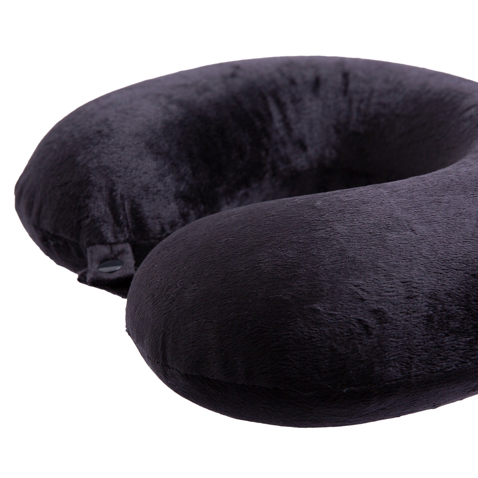 Milano Decor Memory Foam Travel Neck Pillow With Clip Cushion Support Soft Black V160-10004244