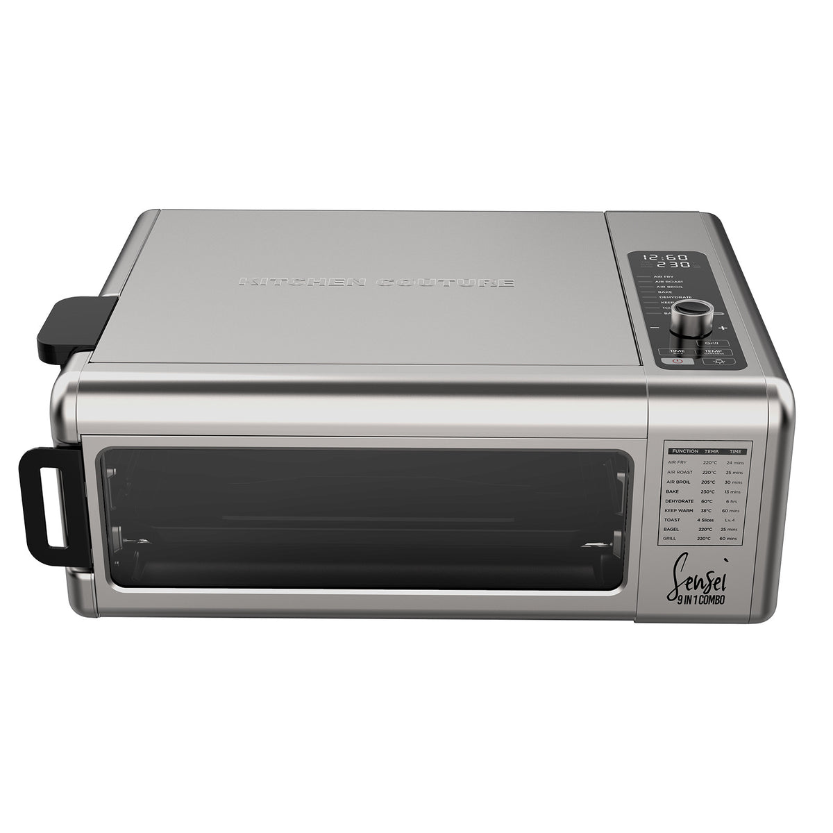 Kitchen Couture 9-In-1 Sensei XL Flip Air Fryer Oven Grill Stainless Steel V160-10004268