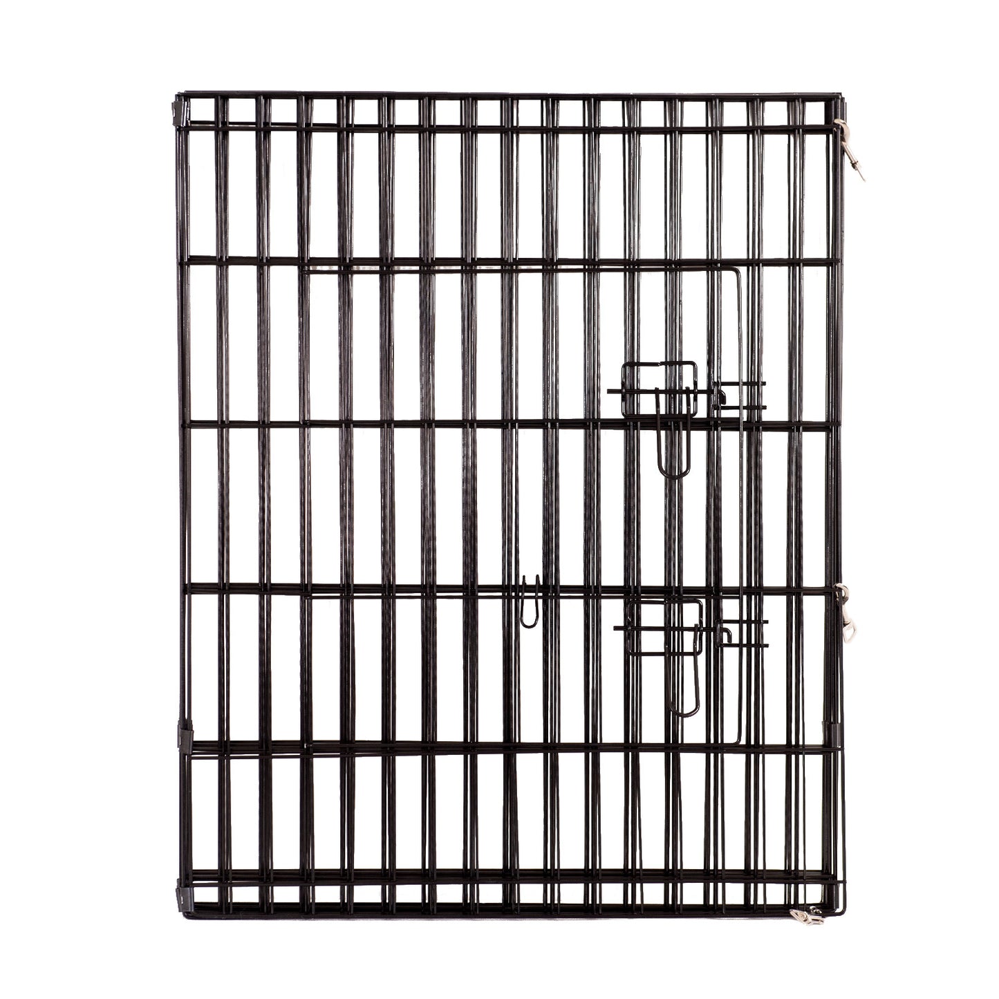 4Paws 8 Panel Playpen Puppy Exercise Fence Cage Enclosure Pets Black All Sizes - 24" - Black V160-10004321