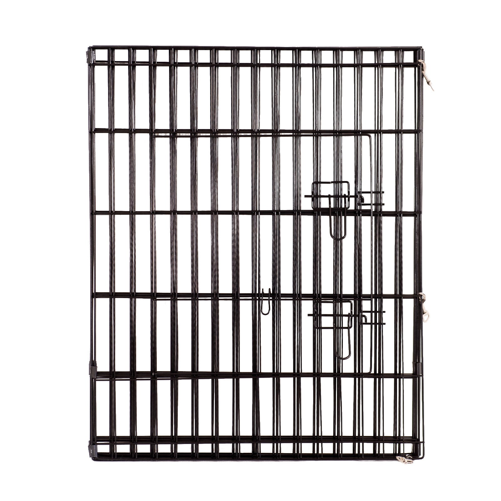 4Paws 8 Panel Playpen Puppy Exercise Fence Cage Enclosure Pets Black All Sizes - 30" - Black V160-10004322