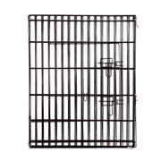 4Paws 8 Panel Playpen Puppy Exercise Fence Cage Enclosure Pets Black All Sizes - 30" - Black