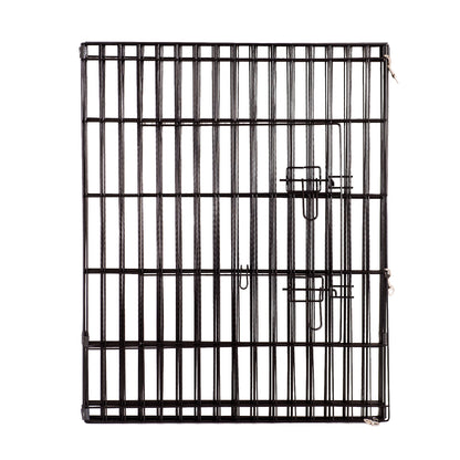 4Paws 8 Panel Playpen Puppy Exercise Fence Cage Enclosure Pets Black All Sizes - 36" - Black V160-10004323