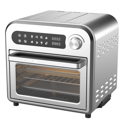 Kitchen Couture 10 Litre Compact Air Fryer Oven Oil Free Cooking Silver V160-10004330