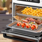 Kitchen Couture 10 Litre Compact Air Fryer Oven Oil Free Cooking Silver V160-10004330