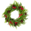 Santa's Helper Pine Cone Christmas Wreath Decor Xmas 50CM V160-10004380