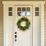 Santa's Helper Pine Cone Christmas Wreath Decor Xmas 50CM V160-10004380