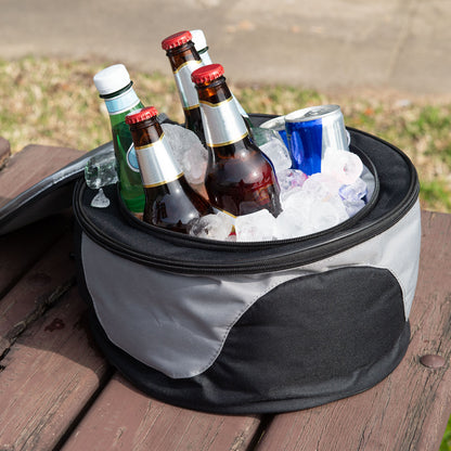 Havana Outdoors 2-IN-1 BBQ Grill Cooler Combo Set Outdoor Camping Picnic V160-10004384