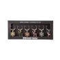 Bread and Butter (3) Snowflake and (3) Reindeer Wie Glass Charms - 6 Pack V160-10004438