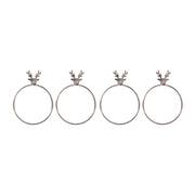 Bread and Butter Napkin Rings - Stag Head - 4 Pack V160-10004443