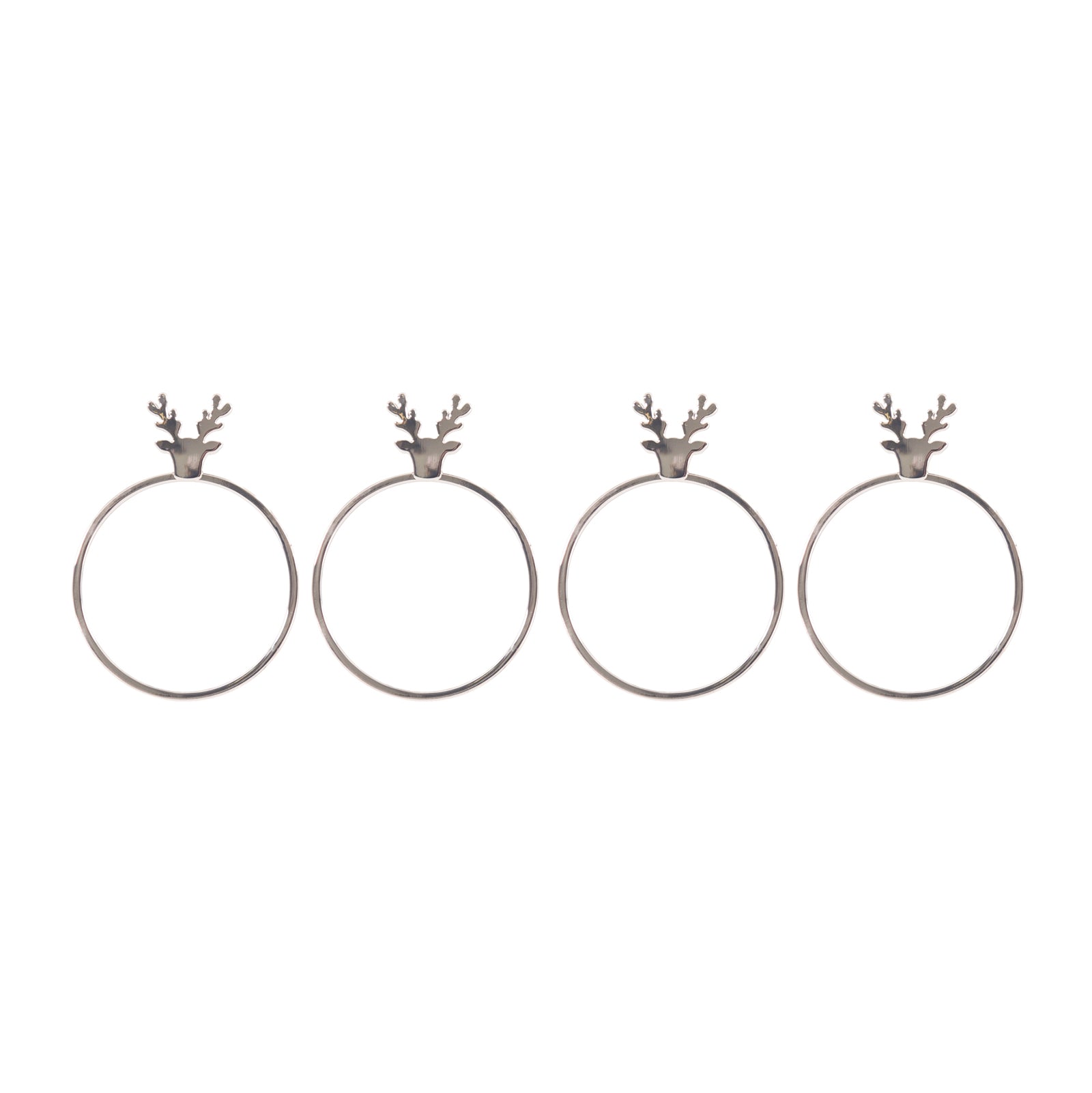 Bread and Butter Napkin Rings - Stag Head - 4 Pack V160-10004443